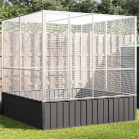 Aviary Silver 83.1"x81.5"x83.5" Steel