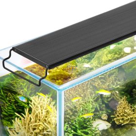 VEVOR Aquarium Light with LCD Monitor, 42W Full Spectrum Fish Tank Light with 24/7 Natural Mode