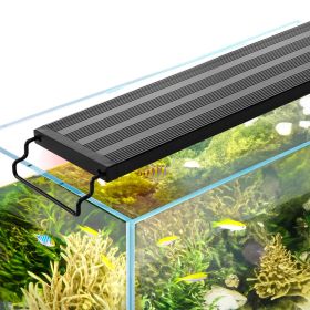 VEVOR Aquarium Light, 26W Full Spectrum Fish Tank Light with 5 Levels Adjustable Brightness, Adjustable Timer and Power-Off Memory