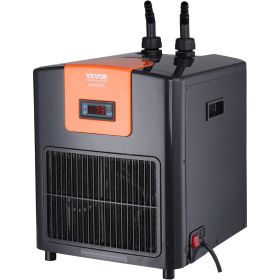 VEVOR Aquarium Chiller, 92 Gal 348 L, 1/4 HP Hydroponic Water Chiller, Quiet Refrigeration Compressor for Seawater and Fresh Water