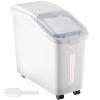VEVOR Ingredient Storage Bin, 11.4 Gallon Capacity Shelf Ingredient Bin, 280 Cup Flour Bins on Wheels Commercial Prosave Shelf-storage Ingredient Bin