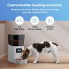 Automatic Cat Feeders with App. 6L Capacity Automatic Cat Food Dispenser with Programmable Timer, Voice Recorder. Wifi Cat Feeder Automatic. Automatic