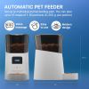 Automatic Cat Feeders with App. 6L Capacity Automatic Cat Food Dispenser with Programmable Timer, Voice Recorder. Wifi Cat Feeder Automatic. Automatic