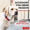 Nylon Dog Collar Adjustable Collar for Large Small Medium Dogs 12-19 inch Neck x 1 inch Wide Breakaway Collars with Durable Plastic Buckle Watermelon