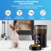 Automatic Cat Feeders for Indoor Cats with Timer. 4L Capacity Black Automatic Cat Feeder with Timer, Voice Recorder. Automatic Dog Feeder with Timer.